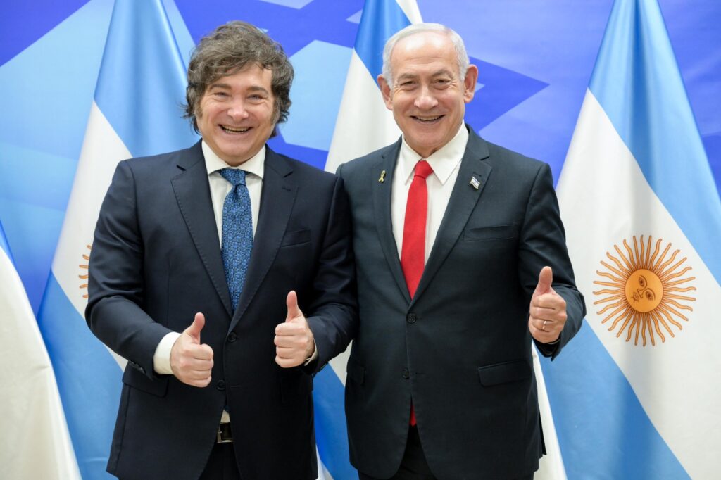 Javier Milei confirmó que mudará a Jerusalén la embajada argentina en Israel 1 Spanish Foto Netanyahu MileiPMArgentina10June3