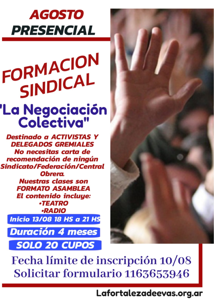 La ONG La Fortaleza de Eva's Lleva la Capacitación Sindical con Perspectiva de Género a un Nuevo Nivel 1 imagen 2025 06 16 212651921